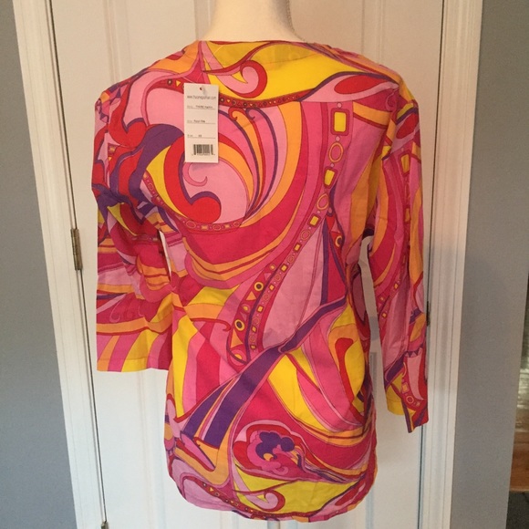 Tracy Negoshian Kaitlin Retro Tunic top - Picture 4 of 8